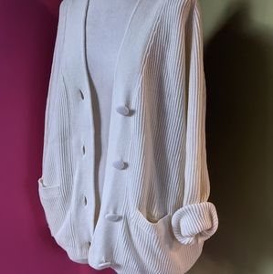 Claudia Barnes Vintage Chunky Knit Cardigan